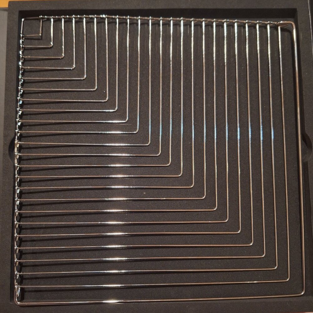 Square Wave Metallic Silver